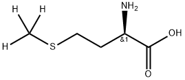 D-METHIONINE-D3 (S-METHYL-D3) Structural