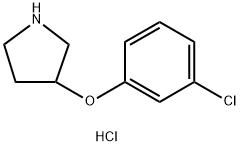 3-(3-CHLOROPHENOXY)PYRROLIDINE HYDROCHLORIDE Structural