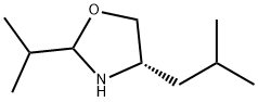 Oxazolidine, 2-(1-methylethyl)-4-(2-methylpropyl)-, (4S)- (9CI) Structural