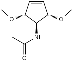 Acetamide, N-[(1alpha,2beta,5beta)-2,5-dimethoxy-3-cyclopenten-1-yl]- (9CI) Structural