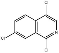 1,4,7-Trichloroisoquinoline Structural