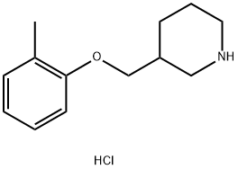 3-[(2-METHYLPHENOXY)METHYL]PIPERIDINEHYDROCHLORIDE