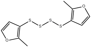 Bis(2-methyl-3-furyl)tetrasulfide Structural