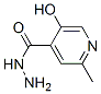 Isonicotinic acid, 5-hydroxy-2-methyl-, hydrazide (8CI) Structural