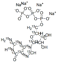 GUANOSINE-13C10, 15N5 5'-TRIPHOSPHATE SODIUM SALT 99 ATOM %13C 99 ATOM%15N