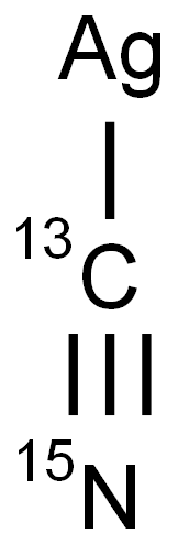 SILVER CYANIDE-13C,15N Structural
