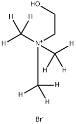 CHOLINE-D9 BROMIDE (N,N,N-TRIMETHYL-D9) Structural