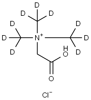 N-(CARBOXYMETHYL)-N,N,N-TRIMETHYL-D9-AMMONIUM CHLORIDE Structural