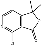 Furo[3,4-c]pyridin-3(1H)-one, 4-chloro-1,1-dimethyl- Structural