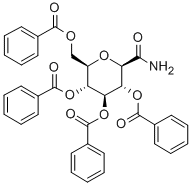 C-(2,3,4,6-TETRA-O-BENZOYL-BETA-D-GLUCOPYRANOSYL) FORMAMIDE Structural