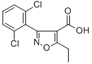 3-(2,6-DICHLOROPHENYL)-5-ETHYLISOXAZOLE-4-CARBOXYLIC ACID Structural