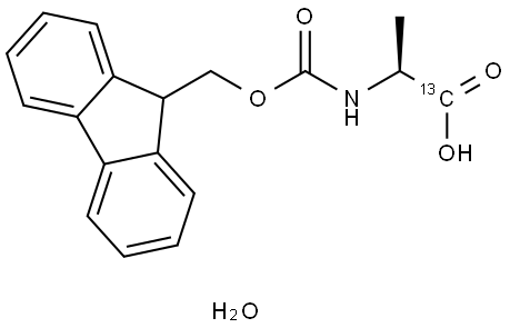 L-ALANINE-N-FMOC (1-13C) Structural