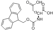 N-(9-Fluorenylmethoxycarbonyl)-L-aspartic-2-13C  acid,  L-Aspartic-2-13C  acid,  N-Fmoc  dervative