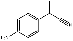 2-(4-aminophenyl)propiononitrile Structural