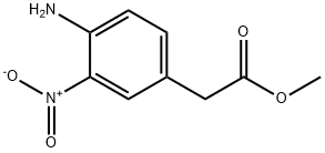 Methyl 2-(4-aMino-3-nitrophenyl)acetate Structural