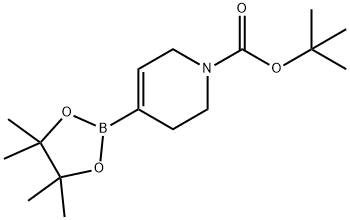 N-Boc-1,2,5,6-tetrahydropyridine-4-boronic acid pinacol ester Structural