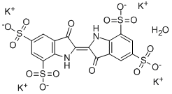 INDIGOTETRASULFONATE TETRAPOTASSIUM SALT Structural