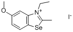 3-ETHYL-5-METHOXY-2-METHYLBENZOSELENAZOLIUM IODIDE