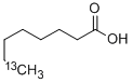 Caprylic  acid-8-13C