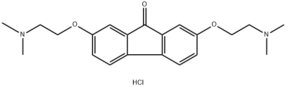 2,7-bis[2-(dimethylamino)ethoxy]-9H-fluoren-9-one dihydrochloride