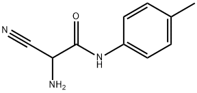 2-amino-2-cyano-n-p-toylyl-acetamide Structural