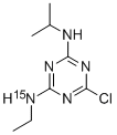 2-CHLORO-4-ETHYLAMINO-15N-6-ISOPROPYLAMINO-1,3,5-TRIAZINE Structural