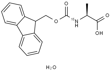 FMOC-[15N]ALA-OH Structural