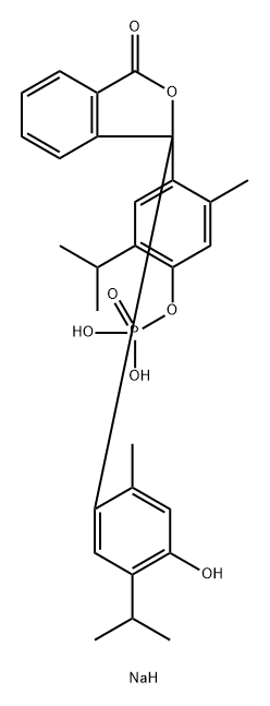 THYMOLPHTHALEIN MONOPHOSPHATE DISODIUM SALT Structural