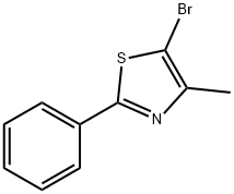 5-BROMO-4-METHYL-2-PHENYL-1,3-THIAZOLE Structural