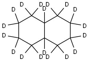 DECAHYDRONAPHTHALENE-D18 Structural