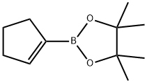 2-CYCLOPENTENYL-4,4,5,5-TETRAMETHYL-1,3,2-DIOXABOROLANE Structural