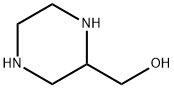 2-Piperazinemethanol Structural