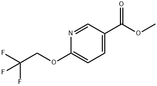 6-(2,2,2-TRIFLUOROETHOXY)NICOTINIC ACID METHYL ESTER Structural