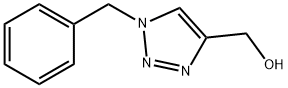 1-Benzyl-4-(hydroxymethyl)-1H-1,2,3-triazole Structural