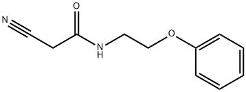 Acetamide, 2-cyano-N-(2-phenoxyethyl)- Structural