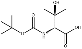 N-BOC-(R)-2-AMINO-3-HYDROXY-3-METHYLBUTANOIC ACID Structural