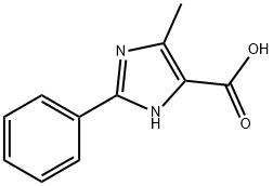 5-methyl-2-phenyl-1H-imidazole-4-carboxylic acid Structural