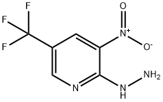 2-HYDRAZINO-3-NITRO-5-(TRIFLUOROMETHYL)PYRIDINE Structural