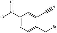 2-(BROMOMETHYL)-5-NITROBENZONITRILE Structural