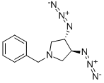 (3S,4S)-3,4-DIAZIDO-1-(PHENYLMETHYL)PYRROLIDINE Structural