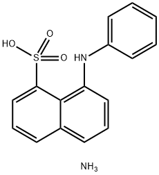 8-Anilino-1-naphthalenesulfonic acid ammonium salt Structural