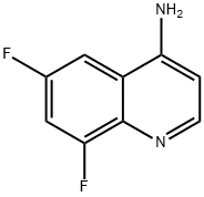 4-AMINO-6,7-DIFLUOROQUINOLINE Structural