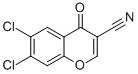 3-CYANO-6,7-DICHLOROCHROMONE Structural