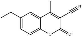 3-CYANO-6-ETHYL-4-METHYLCOUMARIN Structural