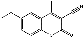 3-CYANO-6-ISOPROPYL-4-METHYLCOUMARIN Structural