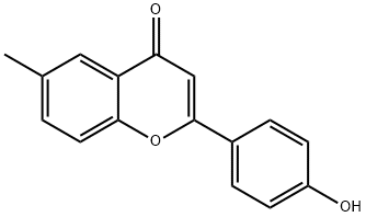 4'-HYDROXY-6-METHYLFLAVONE Structural