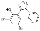 5-(3,5-DIBROMO-2-HYDROXYPHENYL)-1-PHENYLPYRAZOLE Structural