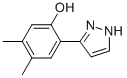 3-(4,5-DIMETHYL-2-HYDROXYPHENYL)PYRAZOLE Structural