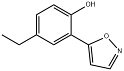 4-ETHYL-2-(ISOXAZOL-5-YL)PHENOL Structural