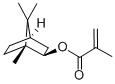 Isobornyl 2-methyl-2-propenoate Structural